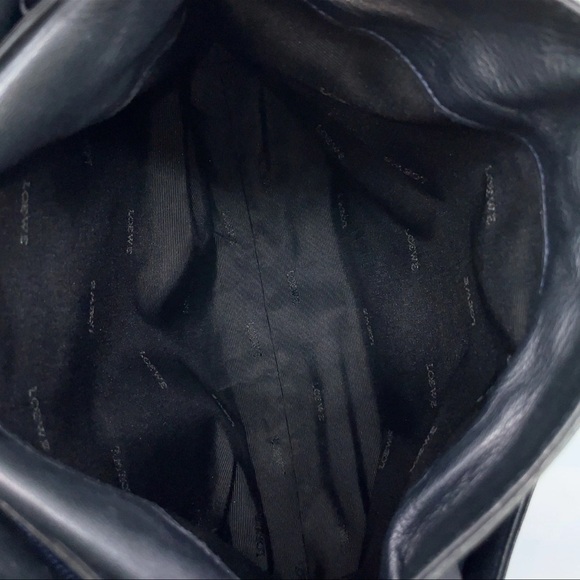 LOEWE Anagram Leather Navy Tote Bag - Picture 13 of 16